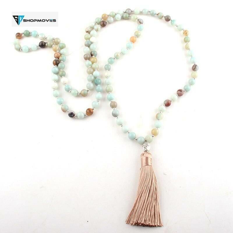 RH Fashion Yoga Jewelry 8mm 108pc Beaded Amazonite Stone Buddha Charm Mala Necklace For Women Lariat Necklaces Beaded Necklaces Charm Necklaces Chokers Jewelry Necklaces 8d255f28538fbae46aeae7: Antique Gold Plated|Antique Silver Plated