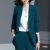Women’s suits autumn and winter new single buckle fashion professional decoration body slim trousers women’s two-piece suit