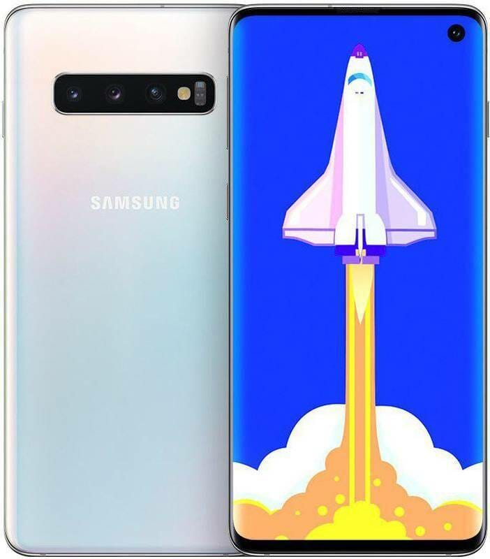 Samsung Galaxy S10 Plus Smart Phones color: White memory: 64GB