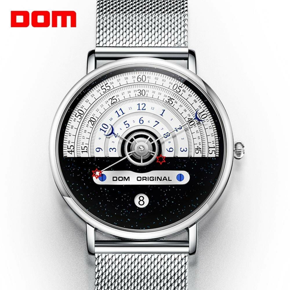 Fashion Watch Men Watches Creative Men’s Watches Male Wristwatch Luxury Mens Clock reloj mujer bayan saat Electronics Fashion Watch color: M-1288D-7M|M-1288GK-9M