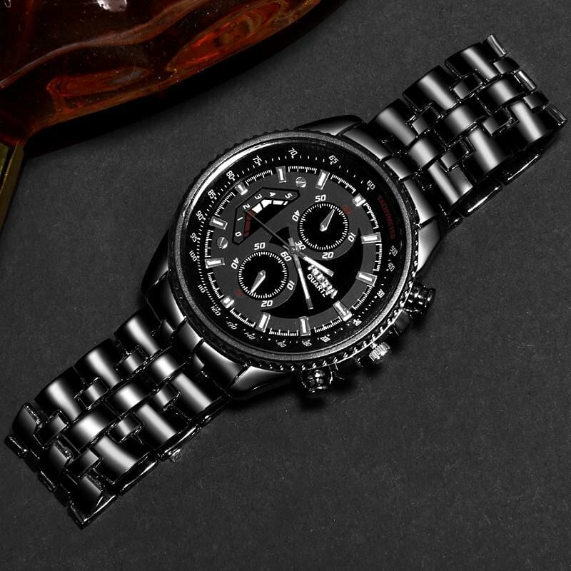 Fashion Watch Men Watches Top Brand Luxury Male Clock Business Men’s Watch Hodinky Relogio Masculino Relojes Hombre 2019 Electronics Fashion Watch color: Black