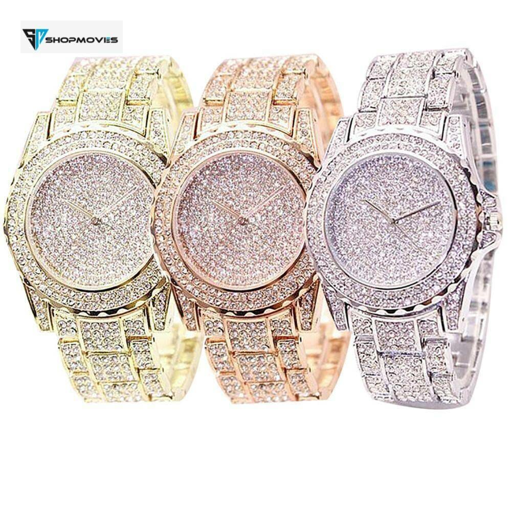 Fashion Watch Women Luxury Round Quartz Watch Wrist Watches for Women Shiny Gold Sliver Watches Wrist Watch For Ladies Gift Electronics Fashion Watch color: golden|ROSE GOLDEN|Silver