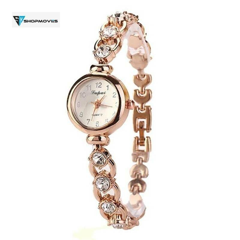 Ladies Elegant Wrist Watches Women Bracelet Rhinestones Analog Quartz Watch Women’s Crystal Small Dial Watch Reloj #B Electronics Fashion Watch color: A|B