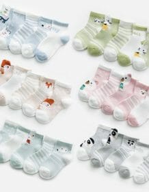 5Pairs/lot 0-2Y Infant Baby Socks Baby Socks for Girls Cotton Mesh Cute Newborn Boy Toddler Socks Baby Clothes Accessories Baby Kid Toys Infant Toys color: 01|02|03|04|05|06|07|08|09|10|11|12|13