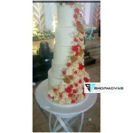 Exquisite 6-Tier Wedding Cake - Handcrafted, Customizable