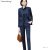 Gray Plaid Blazer Vest and Pant 3 Piece Women Pant Suit  Uniform Designs S-5XL For Office Lady Business Career Work Wear